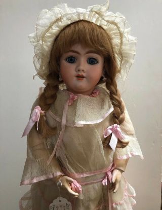 27.  5” Antique German Dep Heinrich Handwerck Bisque Doll Bjd Sc4