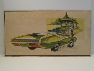 Vintage Automobile Concept Art - I.  E.  Little 1968
