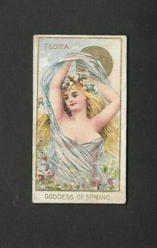 Kimball 1889 Scarce (goddesses) Type Card  Flora - Goddess Of Spring