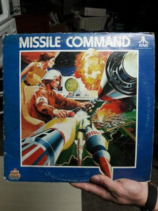 Missile Command 12 " Lp 1982 Atari Vintage Rare.