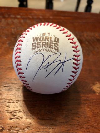 Kris Bryant Signed 2016 World Series Baseball Psa Dna Chicago Cubs