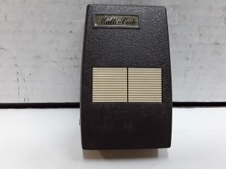 Vintage Multi Code 2 Button Garage Door & Gate Remote Opener Model 1098 300mhz