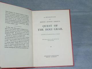 A Description of Edwin Austin Abbey ' s QUEST OF THE HOLY GRAIL 1936 3
