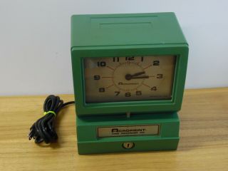 Vintage Acroprint Time Clock.  Model.  125ar3.  Without Key.