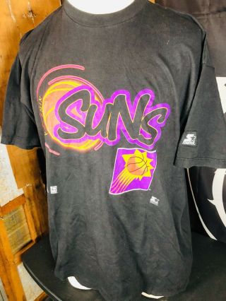 Vintage 90s Phoenix Suns Starter T Shirt Xl X Large