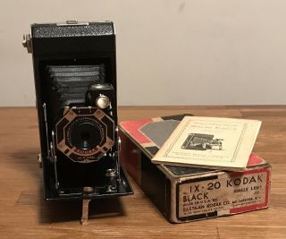 Vintage Art Deco Kodak No.  0 Kodals Folding Camera Six - 20 Work