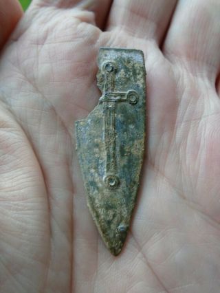 12th C.  Medieval Crusader Knight Heraldic Horse Harness Pendant / Strap Fitting