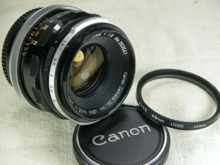 Vintage Canon Fl 50mm F 1.  8 Clear Optics For F1 A1 Ae1 At1 Ftb Al1 T90 T70 Ft