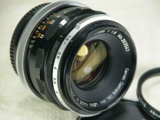 Vintage Canon FL 50mm f 1.  8 clear optics for F1 A1 AE1 AT1 FTb AL1 T90 T70 FT 2