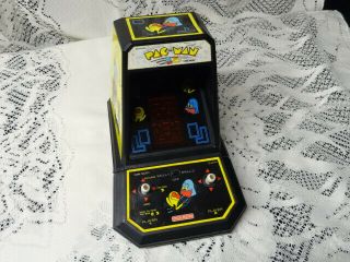 Vintage Pac - Man Midway Mini Table Top Arcade Game 1981 Coleco ✨tested Working✨