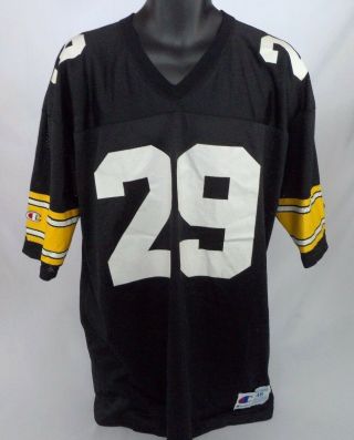 Vtg Champion Pittsburgh Steelers Barry Foster 29 Jersey Sz 48