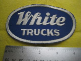 Vintage Oval White Trucks Service Dealer Uniform Patch