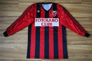 Neuchatel Xamax Switzerland 1990/1991 Home Football Shirt Jersey Longsleeve Vtg