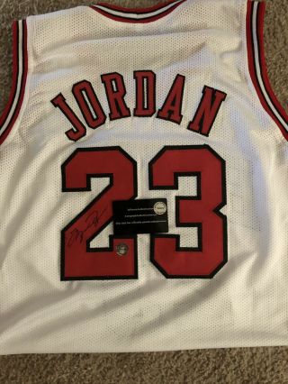 Michael Jordan Signed Jersey With 3 Day No Res