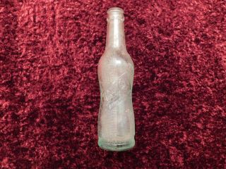 Vintage Pepsi Cola Aqua Green Peanut Hour Glass Soda Pop Bottle