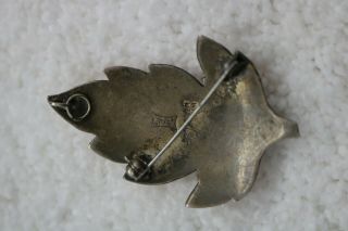Vintage Siam Sterling Silver Yellow Enamel Brooch or Necklace Pendant Indonesian 2