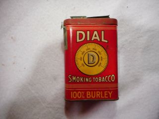 Vintage Dial Smoking Tobacco Tin.