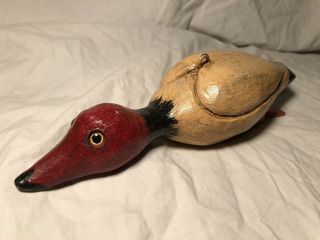 Duluth Fish Decoys,  Dfd,  Perkins 8 1/2” Canvasback Spearing Decoy,  Lure