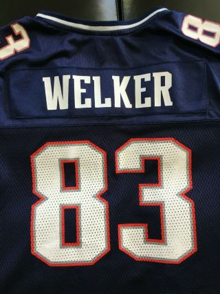 Wes Welker 83 England Patriots Nfl Reebok Jersey Youth Large