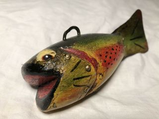 Duluth Fish Decoys,  Dfd,  Perkins 5” Copper Tail Rainbow Trout Spearing Decoy