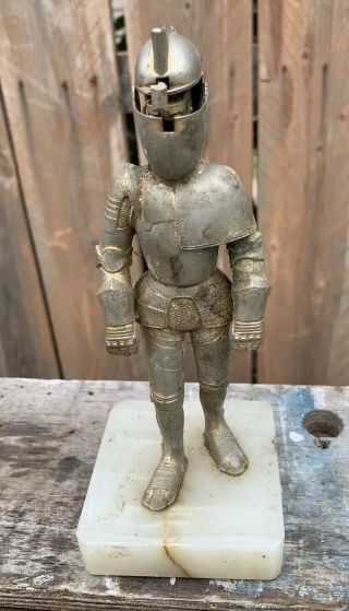 Vintage Knight In Armor Cigarette Lighter - Parts