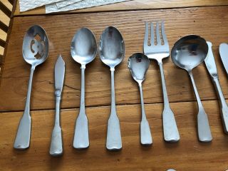 97pc Oneida AMERICAN COLONIAL Stainless Steel Flatware Set - Setting for 7, 2