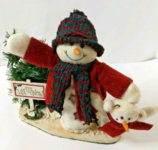 Vintage Frosty The Snowman Dancing & Singing Animated Christmas Decor See Video