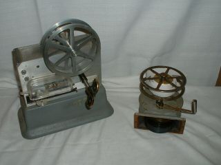 Rare Antique Gamewell Fire Alarm Ticker Tape Telegraph With Take - Up Reel & Key