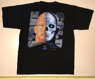 Vintage 1997 Wwf Stone Cold Steve Austin 3:16 T Shirt Wwe Skull