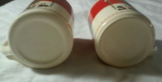 Vintage Made In USA Set Of 2 Campbell Condensed Tomato Soup Coffee Mugs 2