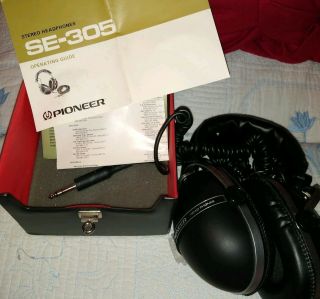 Pioneer Se - 305 Vintage Stereo Head Phones Audiophile Headphones
