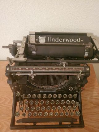 Vintage Antique Underwood Typewriter Underwood 5