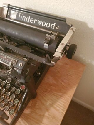 Vintage Antique Underwood Typewriter Underwood 5 3