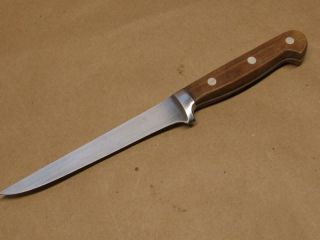 Vintage J.  A.  Henckels 31386 160mm No Stain Wood 6 " Boning Knife Solingen Germany