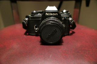 Vintage Nikon Em Camera Body W/ 50mm Series E Lens