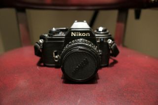 Vintage Nikon EM Camera Body w/ 50mm Series E Lens 2