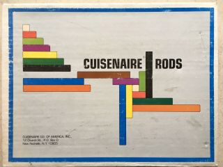 Cuisenaire Rods Wooden Vintage Math Homeschool Blocks Montessori Manipulatives