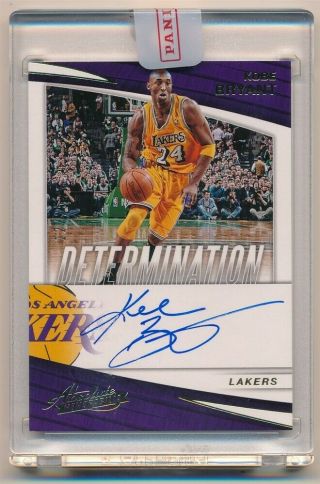Kobe Bryant 2017/18 Absolute Determination Autograph Lakers Auto Sp 12/25 $300