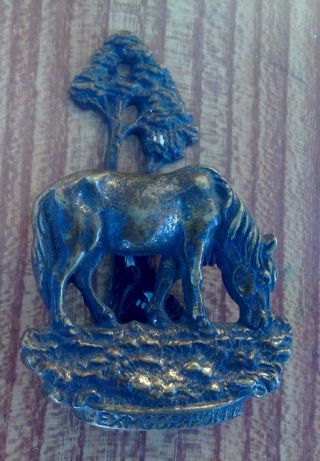 Rare Vintage Antique? Brass Door Knocker Exmoor Devon Pony