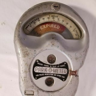 Vintage Penny & Nickel Coin Park - O - Meter Street Parking 2 Hour Dial Magee - Hale 2