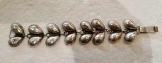 Vintage Old Mexico Sterling Silver Bracelet 15.  2g / 6 - 1/2 " Long