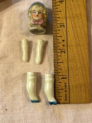 China Head Mold 4049 Arms & Legs Vintage Doll