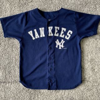 2002 Mlb York Yankees Derek Jeter Baseball Jersey Youth Kids Medium