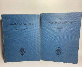 The World Of Wonder Volumes 1,  2,  3 & 4 Edited By Ray Charles.  Cloth Bound Books