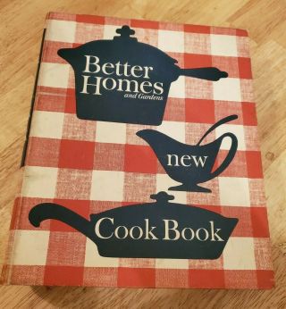 Vintage Better Homes & Gardens Cook Book 5 Ring Binder 2nd Printing 1962