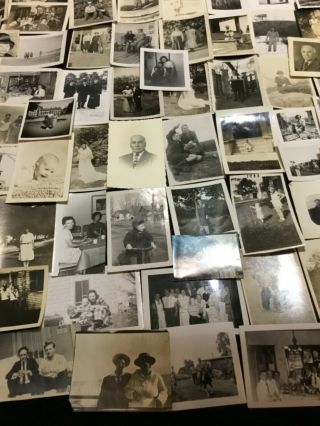 125 Small Photos Vintage Old Photographs Great Snapshots Black White Bw Antique