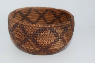 Fine Antique Central California Maidu? Indian Basket Native American Basketry