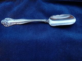Antique International Sterling Cheese Scoop Early Hallmark Very Ornate