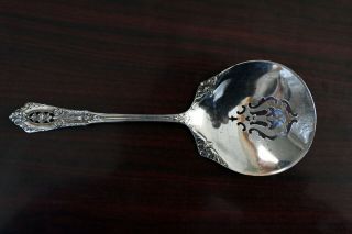 Rose Point By Wallace Sterling Silver 7 5/8 " Solid Tomato Server 2.  1 Oz.