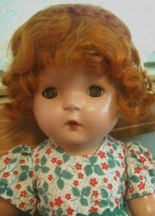 Vintage American Character Petite Sally Carol Ann Beery Composition Doll 1936
